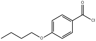 4-正丁氧基苯甲酰氯 结构式