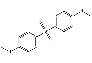 4,4'-bis(dimethylaminodiphenyl)sulfone 结构式