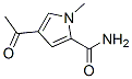1H-Pyrrole-2-carboxamide, 4-acetyl-1-methyl- (9CI) 结构式