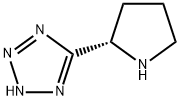 (S)-5-(吡咯烷-2-基)-1H-四唑 结构式