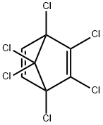 1,2,3,4,7,7-hexachlorobicyclo[2.2.1]hepta-2,5-diene 结构式