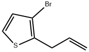 2-烯丙基-3-溴噻吩 结构式