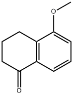 5-甲氧基-3,4-二氢-2H-1-萘酮 结构式