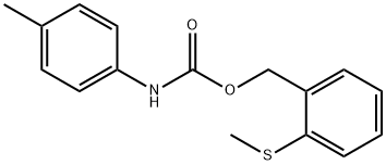 Carbamic acid, (4-methylphenyl)-, [2-(methylthio)phenyl]methyl ester (9CI) 结构式