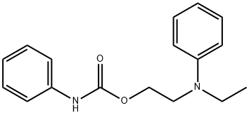 2-(N-ETHYLANILINO)ETHYL CARBANILATE 结构式