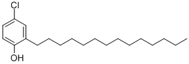 4-CHLORO-2-TETRADECYLPHENOL 结构式