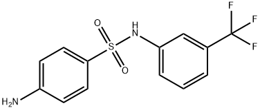 4-氨基-N-(3-三氟甲基苯基)-苯磺酰胺 结构式