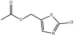 乙酸2-氯噻唑5羟甲酯 结构式