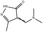 3H-Pyrazol-3-one, 4-[(dimethylamino)methylene]-2,4-dihydro-5-methyl- (9CI) 结构式