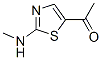 Ethanone, 1-[2-(methylamino)-5-thiazolyl]- (9CI) 结构式