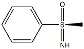 (S)-(+)-S-甲基-S-苯亚磺酰亚胺 结构式