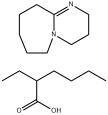 2-乙基己酸与2,3,4,6,7,8,9,10-八氢嘧啶并[1,2-A]氮杂卓的化合物(1:1) 结构式