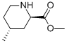 2-Piperidinecarboxylicacid,4-methyl-,methylester,(2R,4R)-rel-(9CI) 结构式