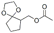 1,4-Dioxaspiro[4.4]nonane-6-methanol,acetate(9CI) 结构式