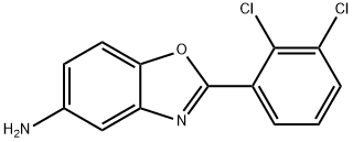 [2-(2,3-二氯苯基)-1,3-苯并恶唑-5-基]胺 结构式