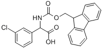 N-FMOC-DL-3-氯苯甘氨酸 结构式