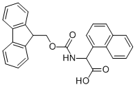 [(9H-FLUOREN-9-YLMETHOXYCARBONYLAMINO)]-NAPHTHALEN-1-YL-ACETIC ACID 结构式