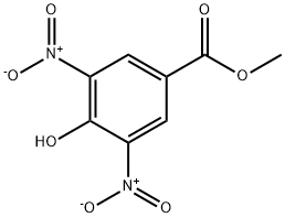 4-羟基-3,5-二硝基苯甲酸甲酯 结构式