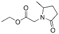 1-Pyrrolidineacetic acid, 2-methyl-5-oxo-, ethyl ester 结构式