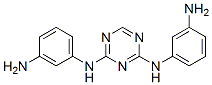 N,N'-Bis(3-aminophenyl)-1,3,5-triazine-2,4-diamine 结构式