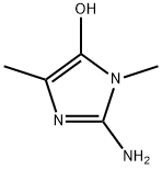 1H-Imidazol-5-ol,2-amino-1,4-dimethyl- 结构式