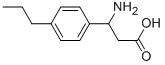 3-AMINO-3-(4-PROPYLPHENYL)-PROPIONIC ACID 结构式