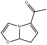 Ethanone, 1-(7,7a-dihydropyrrolo[2,1-b]oxazol-5-yl)- (9CI) 结构式