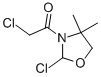 Oxazolidine, 2-chloro-3-(chloroacetyl)-4,4-dimethyl- (9CI) 结构式