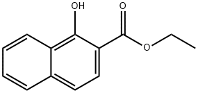 1-羟基-2-萘甲酸乙酯 结构式