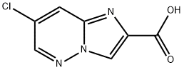7-氯咪唑并[1,2-B]哒嗪-2-甲酸 结构式