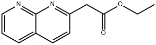2-(1,8-萘啶-2-基)乙酸乙酯 结构式