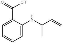 Benzoic acid, 2-[(1-methyl-2-propenyl)amino]- (9CI) 结构式