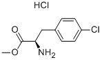 4-氯-D-苯丙氨酸甲酯盐酸盐 结构式