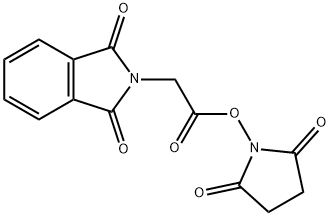 邻苯二甲酰甘氨酸羟基琥珀酰亚胺酯 结构式