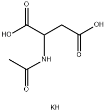 dipotassium N-acetyl-DL-aspartate 结构式