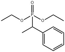 1-苯乙基磷酸二乙酯 结构式