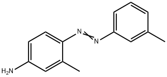 对氨基-2′，3-偶氮甲苯 结构式