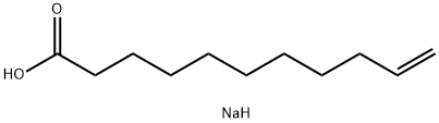 十一烯酸钠 结构式