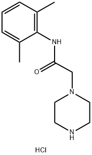 N-(2,6-DiMethylphenyl)-2-piperazin-1-yl-acetaMide 结构式