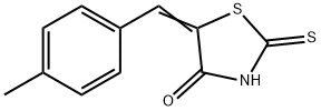 5-(4-甲苄基亚甲基)-2-硫代-四氢噻唑-4-酮 结构式