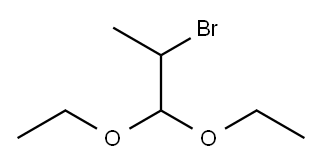 2-溴呋喃丙醛二甲缩醛 结构式