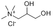 2,3-二羟基丙基-三甲基氯化铵 结构式