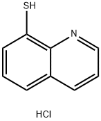 8-巯基喹啉盐酸盐 结构式