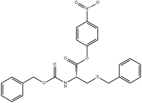NΑ-Z-S-苄基-L-半胱氨酸 4-硝基苯酯 结构式