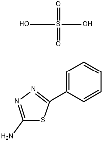 2-氨基-5-苯基-1,3,4-噻二唑 硫酸盐 结构式