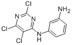 4-(M-AMINOANILINO)-2,5,6-TRICHLOROPYRIMIDINE 结构式