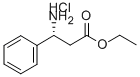 (R)-3-氨基-3-苯丙酸乙酯盐酸盐 结构式