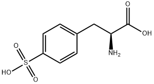 4-磺酸-L-苯丙氨酸 结构式