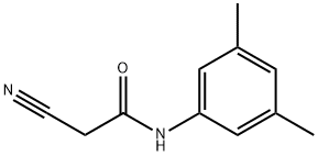 乙酰胺,2-氰基-N-(3,5-二甲基苯基)- 结构式