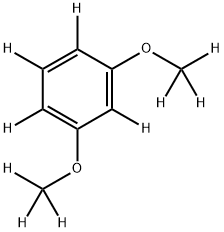 1,3-二甲氧基苯-D10 结构式